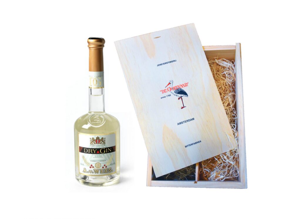Yuzu Gin in houten kistje met tumbler
